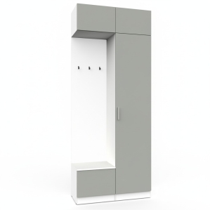 Набор мебели для прихожей "Марсель-201" МР 01-201 В2490 Ш1000 Г420 (ЛД..